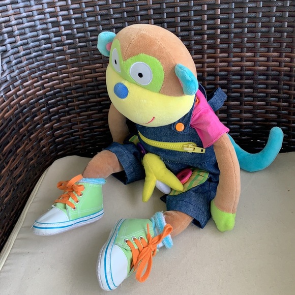 ALEX Discover Learn To Dress Monkey & Kids Sandles - Picture 8 of 16